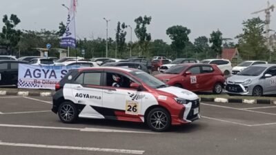 Pekan Raya Agya 2: Aksi Slalom Memukau Alinka Hardianti di Event Agya Stylo Jambi