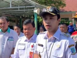 Diza, Tinjau Kebakaran di SMPN 20 Kota Jambi