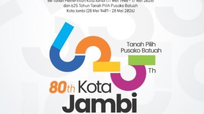 Pemerintah Kota Jambi Resmi Luncurkan Logo Hari Jadi ke-625 Tanah Pilih Pusako Batuah dan HUT Pemkot ke-80