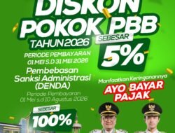 Kado Untuk Masyarakat di Hari Jadi Kota Jambi, Pemkot Jambi Keluarkan Kebijakan Diskon PBB dan Pembebasan Denda 